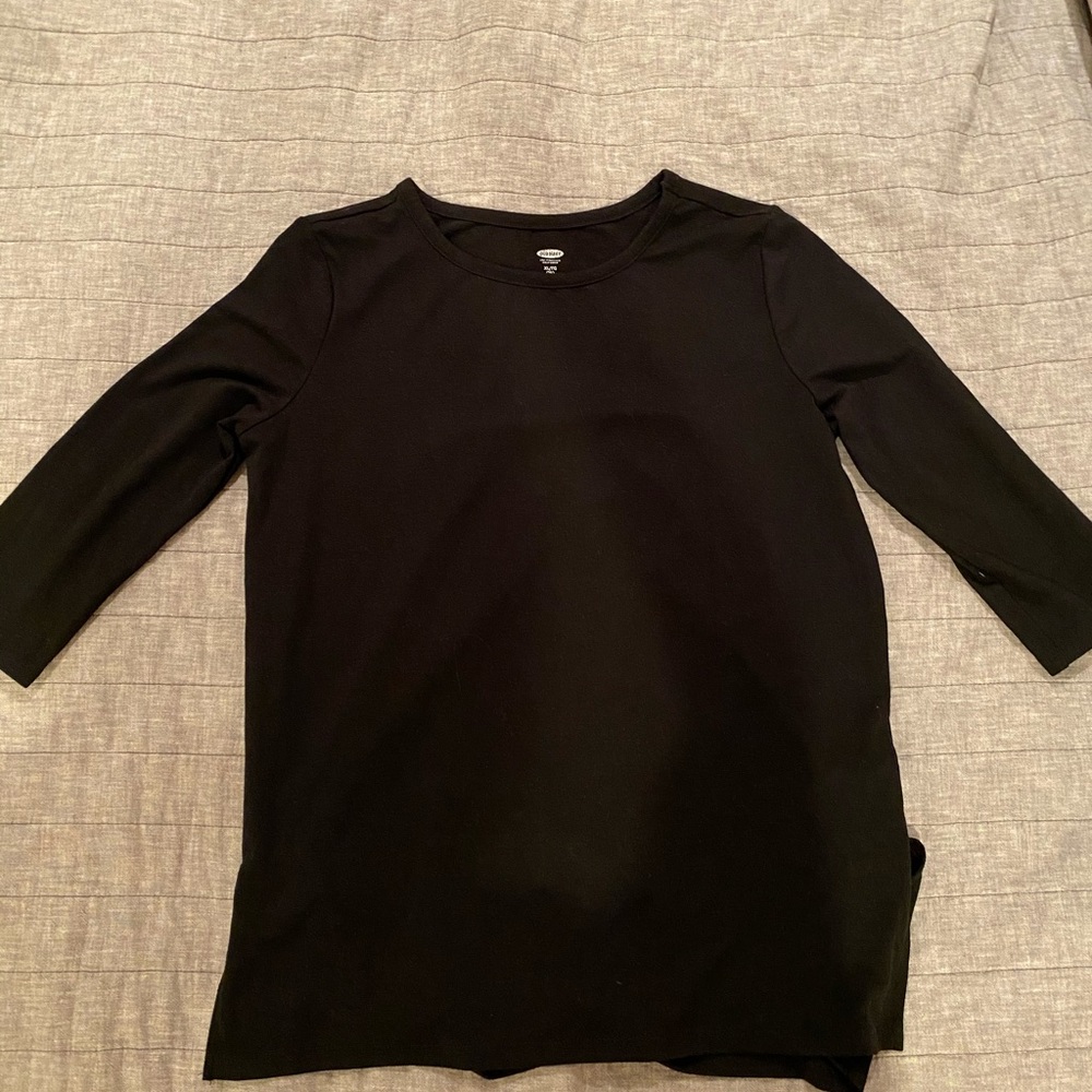 Old Navy Black Dressy Shirt